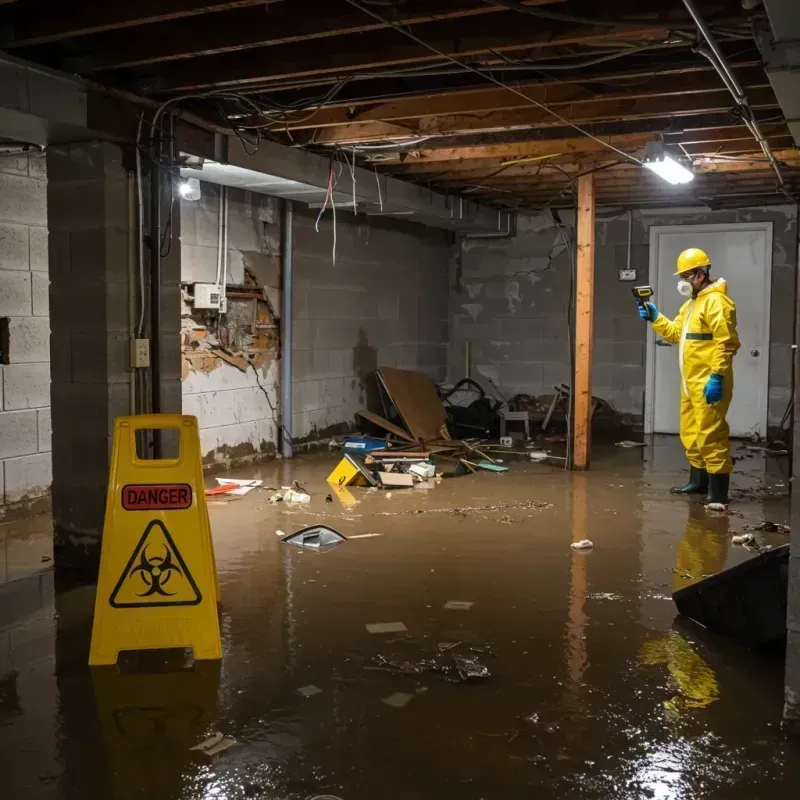 Flooded Basement Electrical Hazard in Minnetonka Mills, MN Property